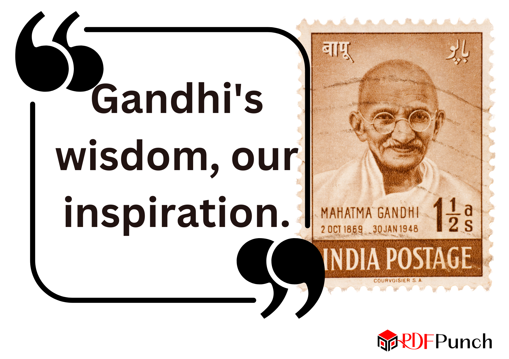 slogan of gandhiji in hindi