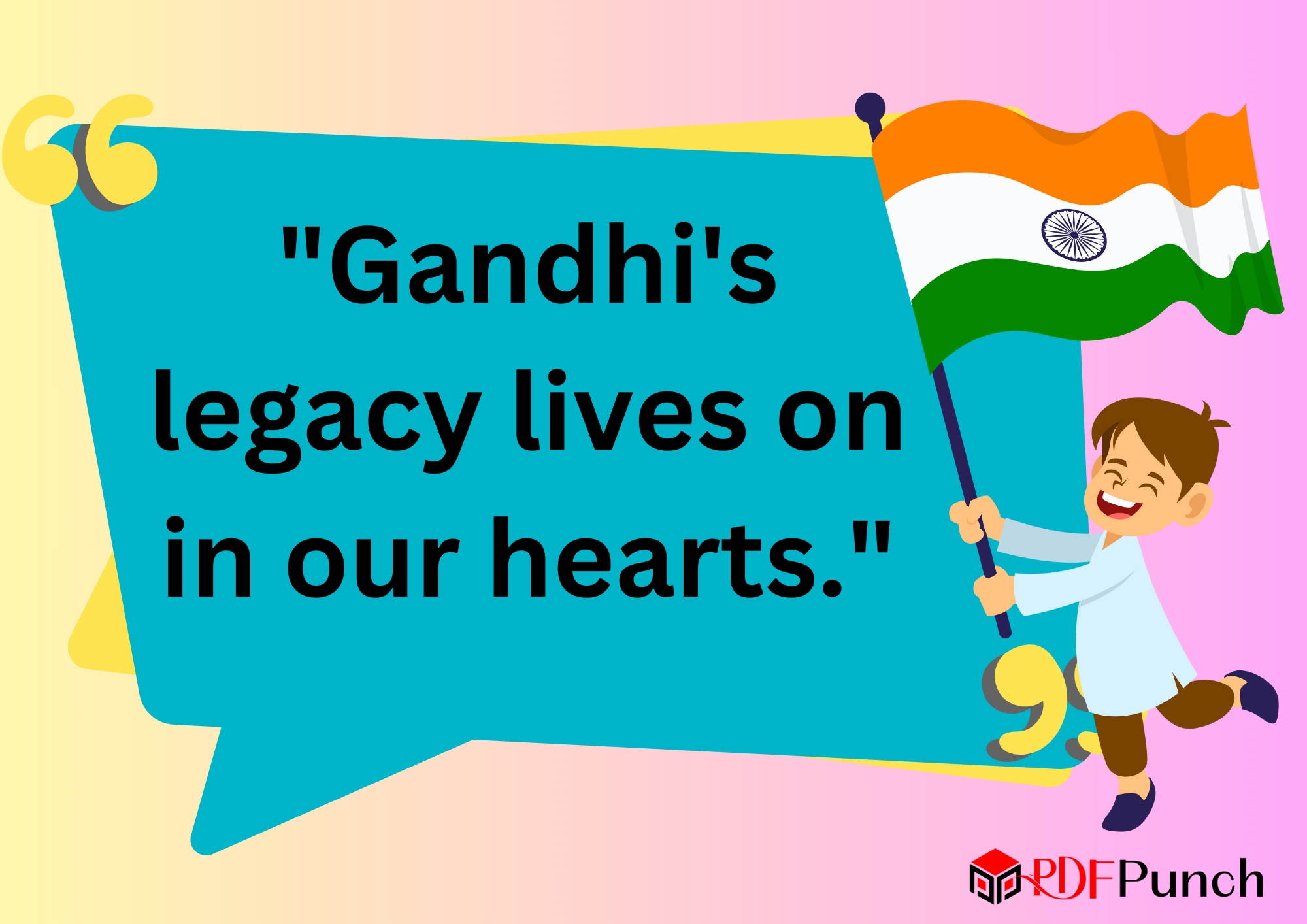 what was the slogan of mahatma gandhi